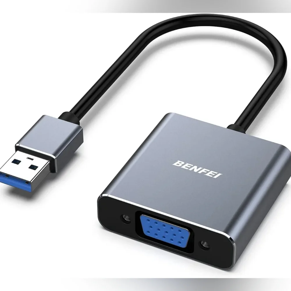 BENFEI USB 3.0 to VGA Adapter, USB 3.0 to VGA Male to Female Adapter for Windows